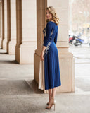 Elfenbeinfarbenes Barcelona-Midikleid – 7J106