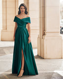 Langes Elfenbeinkleid Barcelona - 7J2O1