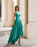 Elfenbeinfarbenes Barcelona-Midikleid – 7J2O2