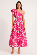 Vestido midi de Marfil Barcelona - 7M103