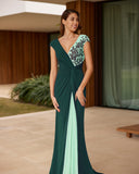 Langes Elfenbeinkleid Barcelona - 8J211