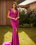 Langes Elfenbeinkleid Barcelona - 8J223