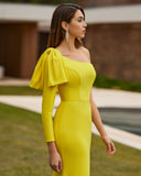 Langes Elfenbeinkleid Barcelona - 8J224