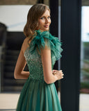 Langes Elfenbeinkleid Barcelona - 8J248