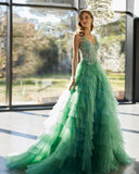 Langes Elfenbeinkleid Barcelona - 8J2E3