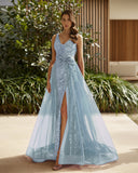 Langes Elfenbeinkleid Barcelona - 8J3A2