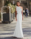 Barcelona Ivory Long Dress - 9J236