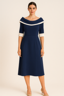 Vestido midi de Luis Civit - SYLVIA