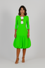Vestido midi de Silvia Fernández - SALETA TF