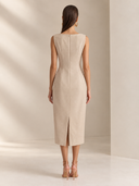 Vestido midi de Toni Fernández - 10131