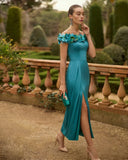Vestido midi de Marfil Barcelona - 1J206C