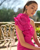 Vestido largo de Marfil Barcelona - 1J208