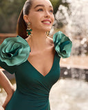 Vestido largo de Marfil Barcelona - 1J255