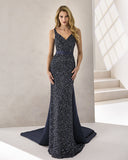 Vestido largo de Marfil Barcelona - 1J2C5