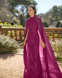 Vestido largo de Marfil Barcelona - 1J2F7