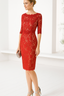 Vestido corto de Marfil Barcelona - 1J1B8