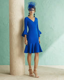 Kurzes Elfenbeinkleid Barcelona - 3J110