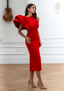 Vestido midi de Mariquita Trasquilá - TRAFALGAR