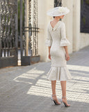 Vestido midi de Couture Club - 5G1D2