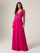 Vestido largo de Marfil Barcelona - 5M134