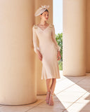 Vestido midi de Couture Club - 7G1D4