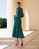Vestido midi de Couture Club - 7G1E1