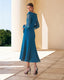 Vestido midi de Couture Club - 7G1E1