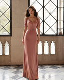 Vestido largo de Marfil Barcelona - 7J104