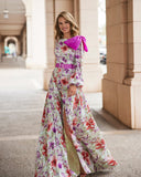 Langes Elfenbeinkleid Barcelona - 7J137