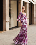 Langes Elfenbeinkleid Barcelona - 7J147