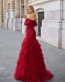 Langes Elfenbeinkleid Barcelona - 7J170