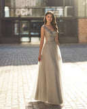 Vestido largo de Marfil Barcelona - 7J188