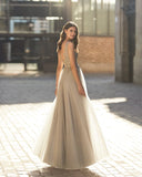 Vestido largo de Marfil Barcelona - 7J188