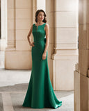 Langes Elfenbeinkleid Barcelona - 7J1A1