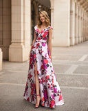 Vestido largo de Marfil Barcelona - 7J1A8