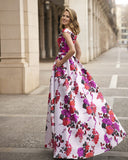 Vestido largo de Marfil Barcelona - 7J1A8