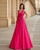 Langes Elfenbeinkleid Barcelona - 7J1B9