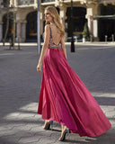 Vestido largo de Marfil Barcelona - 7J1D0