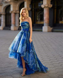 Vestido highlow de Marfil Barcelona - 7J1D8