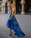 Vestido highlow de Marfil Barcelona - 7J1D8