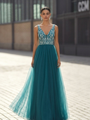Vestido largo de Marfil Barcelona - 7J1M4