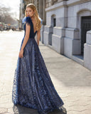 Langes Elfenbeinkleid Barcelona - 7J1M9