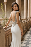 Vestido largo de Marfil Barcelona - 7J208N