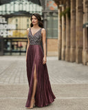 Vestido largo de Marfil Barcelona - 7J221