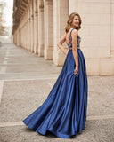 Vestido largo de Marfil Barcelona - 7J2C1