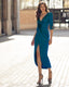 Barcelona Ivory Midi Dress - 7J2L3