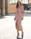 Barcelona Ivory Midi Dress - 7J2L3