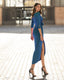 Barcelona Ivory Midi Dress - 7J2L3