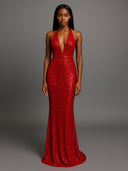 Langes Elfenbeinkleid Barcelona - 7J2M2