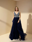 Vestido largo de Marfil Barcelona - 7J2M4